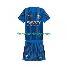 Koszulka Al Hilal CWC Dziecięcy Domowe Koszulki Piłkarskie 2025-2026 Krótki Rękaw